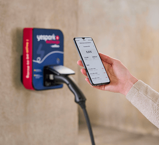 véhicule en charge