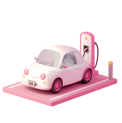 Illustration de voiture en recharge