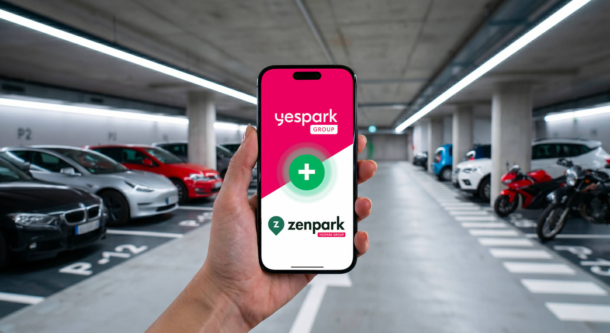 Applications Yespark Group et Zenpark