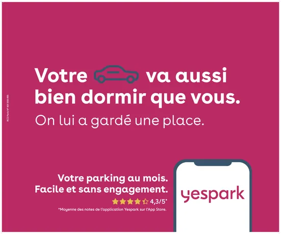 Location parking Aix-les-Bains